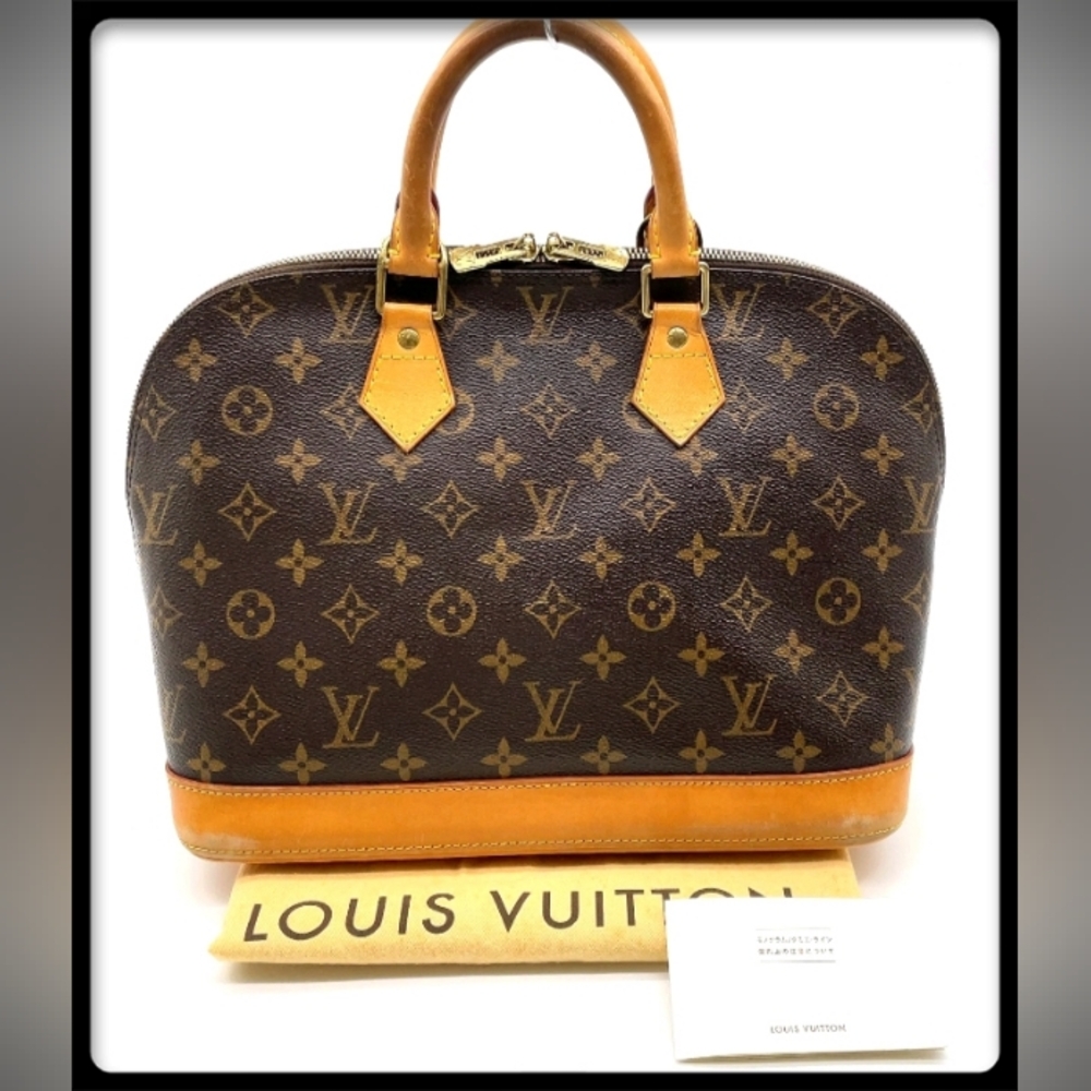 SALE! Authentic Louis Vuitton Monogram Alma PM Handbag/Satchel W Dust Bag